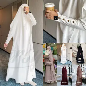 HANIFA SYARI BY ARSY HIJAB - Anti UV - Umrah Haji Abaya - Hanaz Hijab