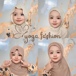 BERGO HUMA KIDS 2-6 TAHUN BAHAN RAYON TENCEL Yoga Fashion Hijab Anak Perempuan Nyaman dan Stylish Instan