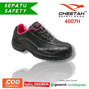 Sepatu Safety Wanita Cheetah 4007H | Safety Shoes Keselamatan Kerja Anti Licin