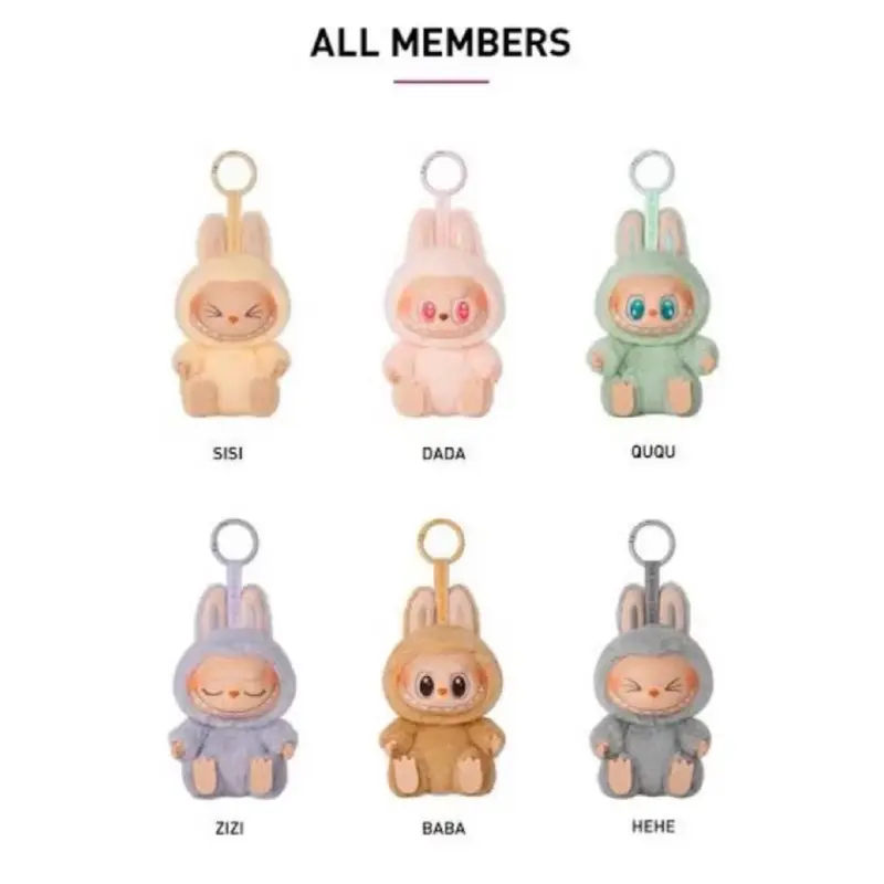 Labubu Have a seat v2 plush pendant 0