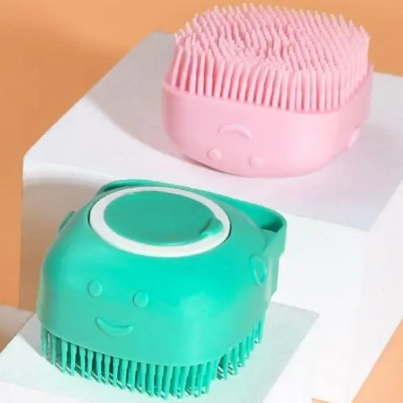 Pet massage and bath brush