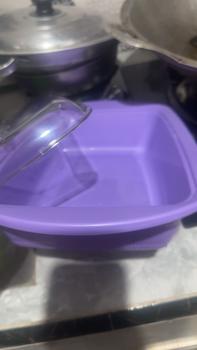 Product Review of Wadah saji plastik tutup bening ukuran M dan L from h**9 0