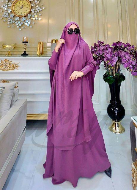 NUSAIBA SERIES - Syari & Panjang - Daily Syari, Umrah & Haji by Arsy - Hanaz Hijab