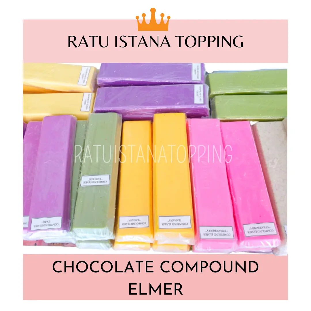 ELMER COKLAT BATANG - COKLAT WARNA RASA - COKLAT BLOK - CHOCOLATE COMPOUND-COKLAT BATANG WARNA