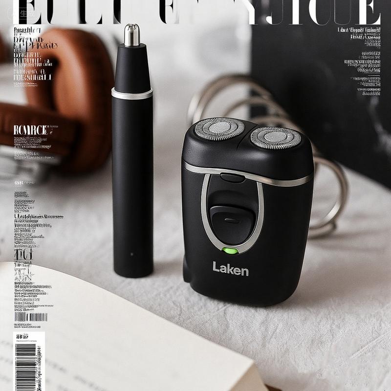 Máy cạo râu hai đầu kèm máy tỉa lông mũi, dao cạo râu điện cho nam, máy cạo râu nam mini, máy cạo râu thông minh, máy cạo râu tiện lợi