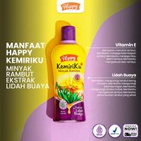 Gambar Happy Minyak Kemiriku Ekstrak Lidah Buaya 100ml isi 1pcs - Minyak Rambut /Membantu melebatkan/ Menghaluskan / Mengurangi Kerontokan Menghitamkan Perawatan Haircare Vitamin dari Lovana Story Kota Administrasi Jakarta Barat 2 Tokopedia