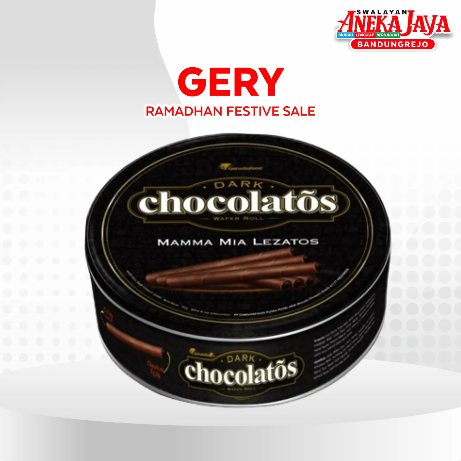 CHOCOLATOS DARK EDITION TIN 190GR