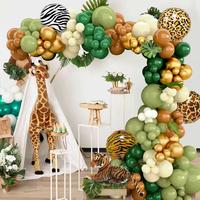 Gambar DINOSO 127pcs Safari Hutan Balon Bermotif Garland Set untuk Pesta Ulang Tahun Hewan Pernikahan Dekorasi - 127pcs Hijau Safari dari DINOSO INDONESIA Kota Administrasi Jakarta Barat 5 Tokopedia