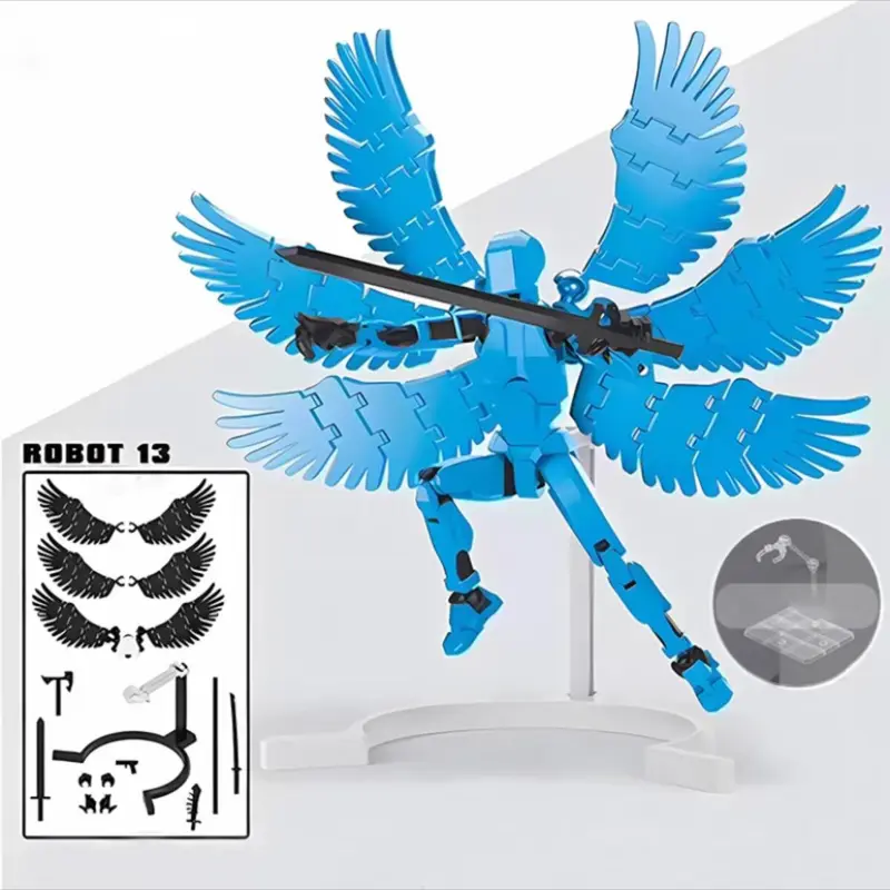 【COD】Mainan Action Figure Model Cetak 3D Sendi Bergerak Figur Aksi Dummy 13 Model Mecha Diecast 2