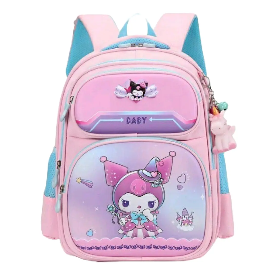 Tas Anak Sekolah Perempuan SD Sanrio Kuromi Lucu Murah Terbaru - Fashion