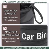 Gambar SEEKDAY Tempat Sampah Mini Camping Tempat Sampah Mobil Lipat 5L Tempat Sampah Kecil Untuk Kamar Dapat Gantung/Kecil Dan Portabel - hitam dari Seekday Indonesia Official Store Kab. Tangerang 5 Tokopedia