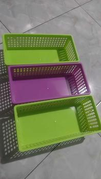 Product Review of (Harga 6 pcs) Keranjang Serbaguna/Keranjang mini/Storage/Keranjang kotak plastik tebal A 20 from R**S 1