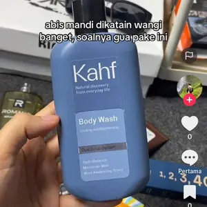 [SIAP KIRIM] Kahf Brightening and Cooling Body Wash 200 ml - Sabun Mandi Pria