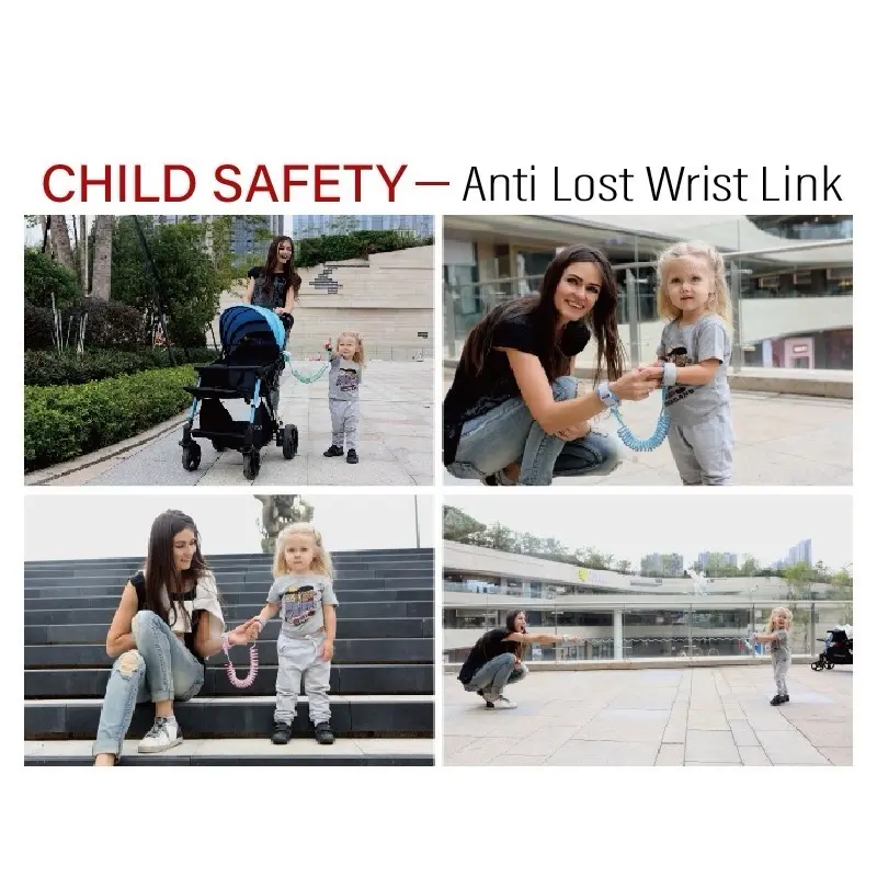 ￼Gelang Tali Pengaman Anak 2 Meter Child Safety Anti Hilang Anak Bayi Jalan Traveling Mudik Keluar Negri Keramaian 2