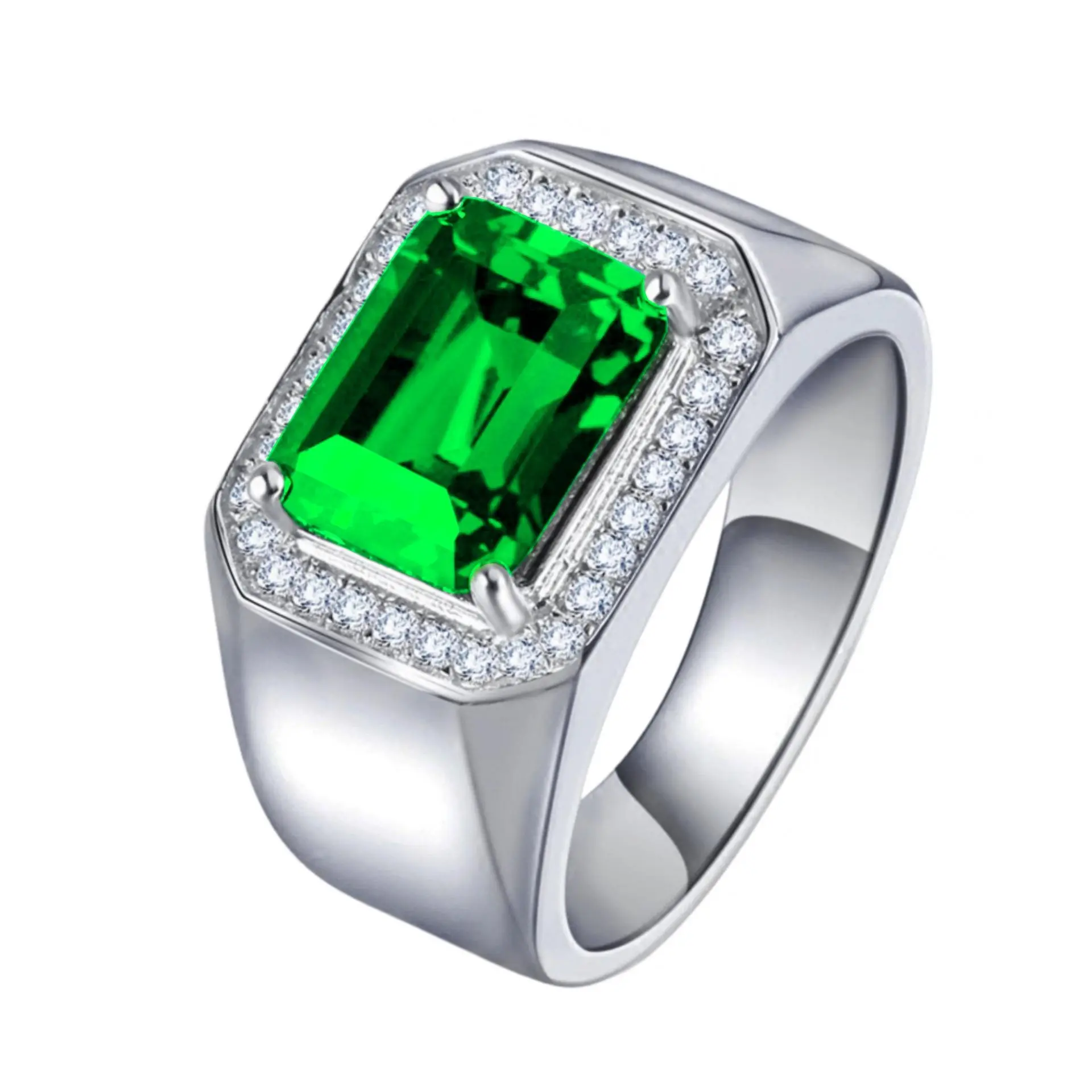 Simple and fashionable gentleman's men's ring NJI165-SG