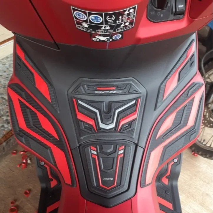 KM272 TANKPAD/DECKPAD MOTOR HONDA PCX 160 ROADSYNC/ABS/CBS TAHUN 2021 - 2025 BAHAN KARET PREMIUM 6