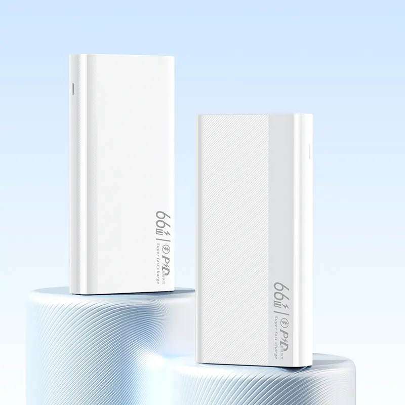 66W Super Fast Charging Power Bank LED Display Powerbank 20000mAh Dual Output Port USB Type-C Ponsel Charger 8