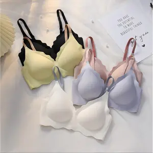 Yagoo - Bra BH Push Up Tanpa Kawat Seamless Imut Wanita Bikini Sport Beha Lingerie Korea Fashion Bralette Style Pengait Belakang Olahraga Bra25
