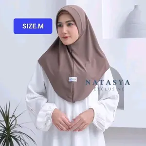 NATASYA - hijab bergo instan  jersey premium size M