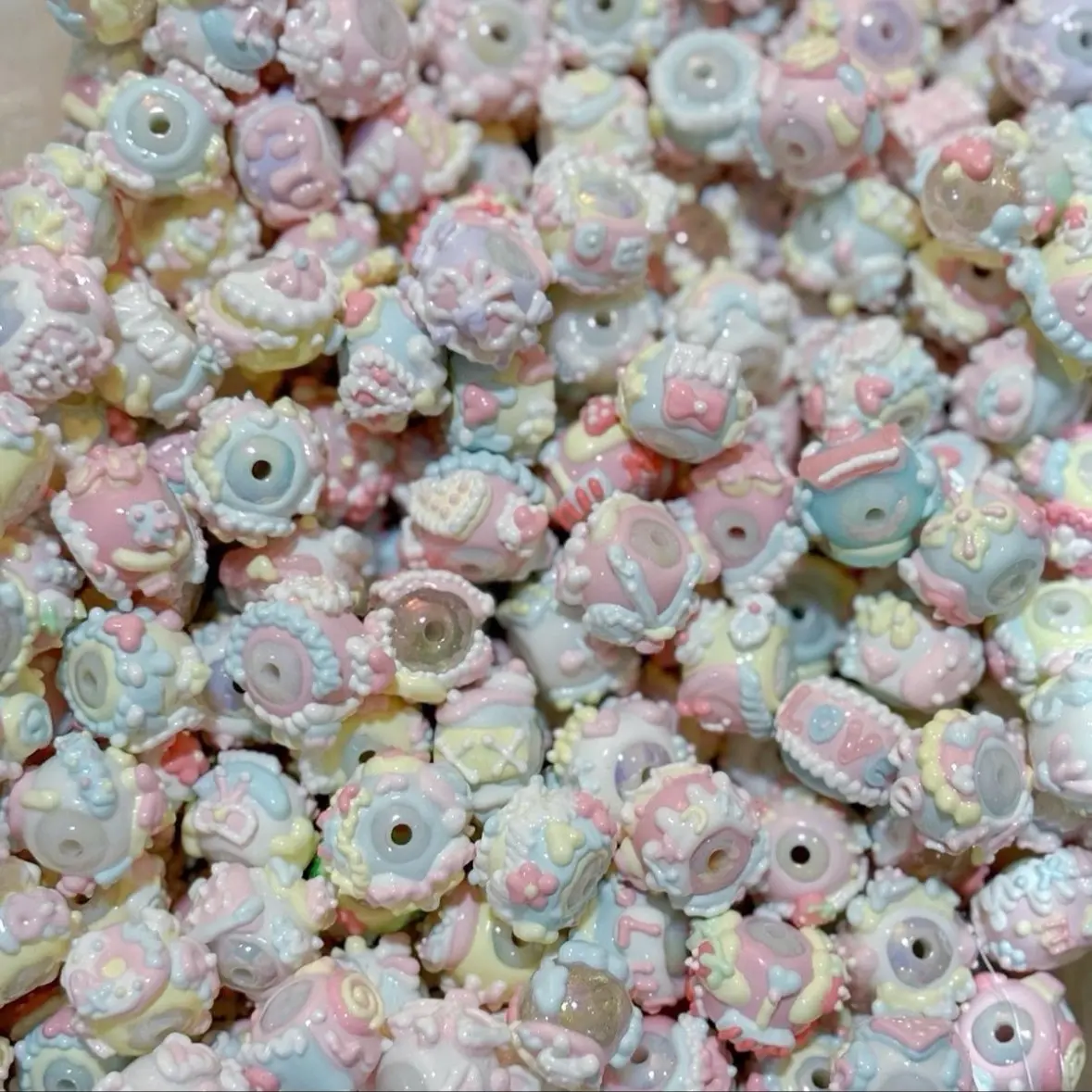 (Pair Match/duiduipeng) Handpainted Beads