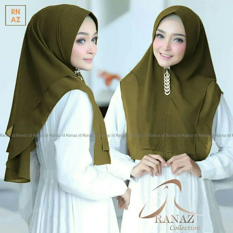 khimar caliya oval/kerudung /jilbab caliya oval mini/BERGO/KERUDUNG CERUTY 2 LAYAR TERMURAH