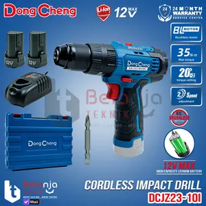 Dongcheng Mesin Bor Tembok DCJZ23-10i EK Baterai Cordless Impact Drill