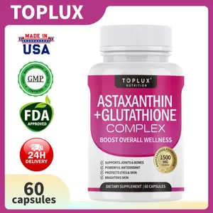 Kombinasi Astaxanthin & Glutathione: Anti Penuaan & Nutrisi Kulit – 60 Kapsul
