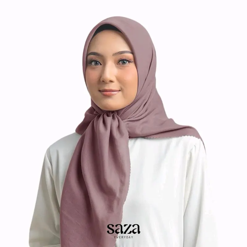 Jilbab Segiempat Aira Voal SQ Wanita dari SAZA Everyday Kerudung Hijab