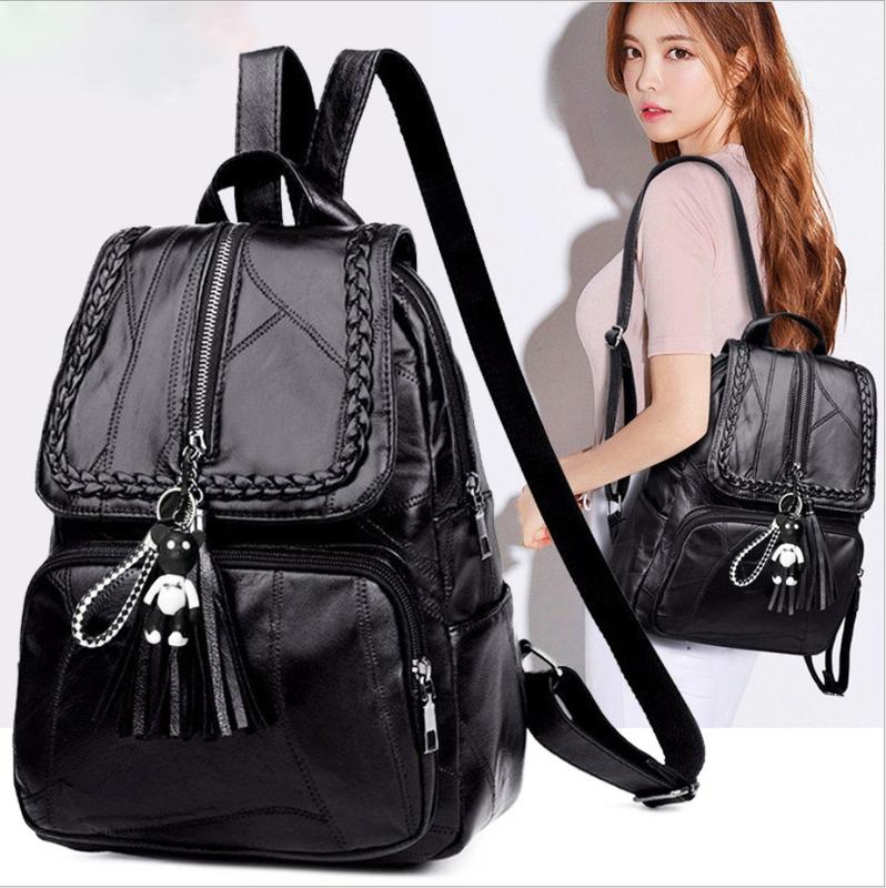 Ba lô Da Nữ thời trang chống nước BL854 - Đeo Vai Backpack 0