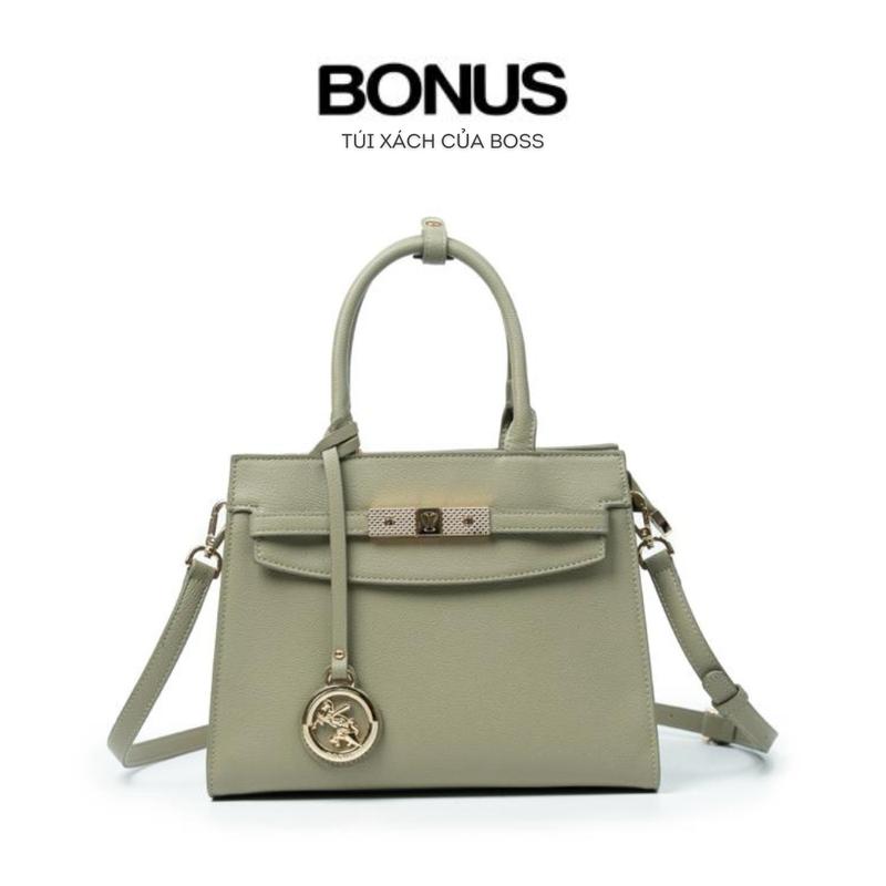 Túi Xách Nữ Da Thật BO9115 Dáng Túi Công Sở Thanh Lịch Đeo Vai Đeo Chéo Cao Cấp