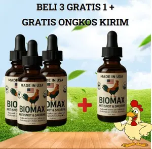 Beli 3 gratis 1 BIOMAX-30ml - Meningkatkan Sistem Kekebalan Tubuh Dan Mencegah Penyakit Ayam
