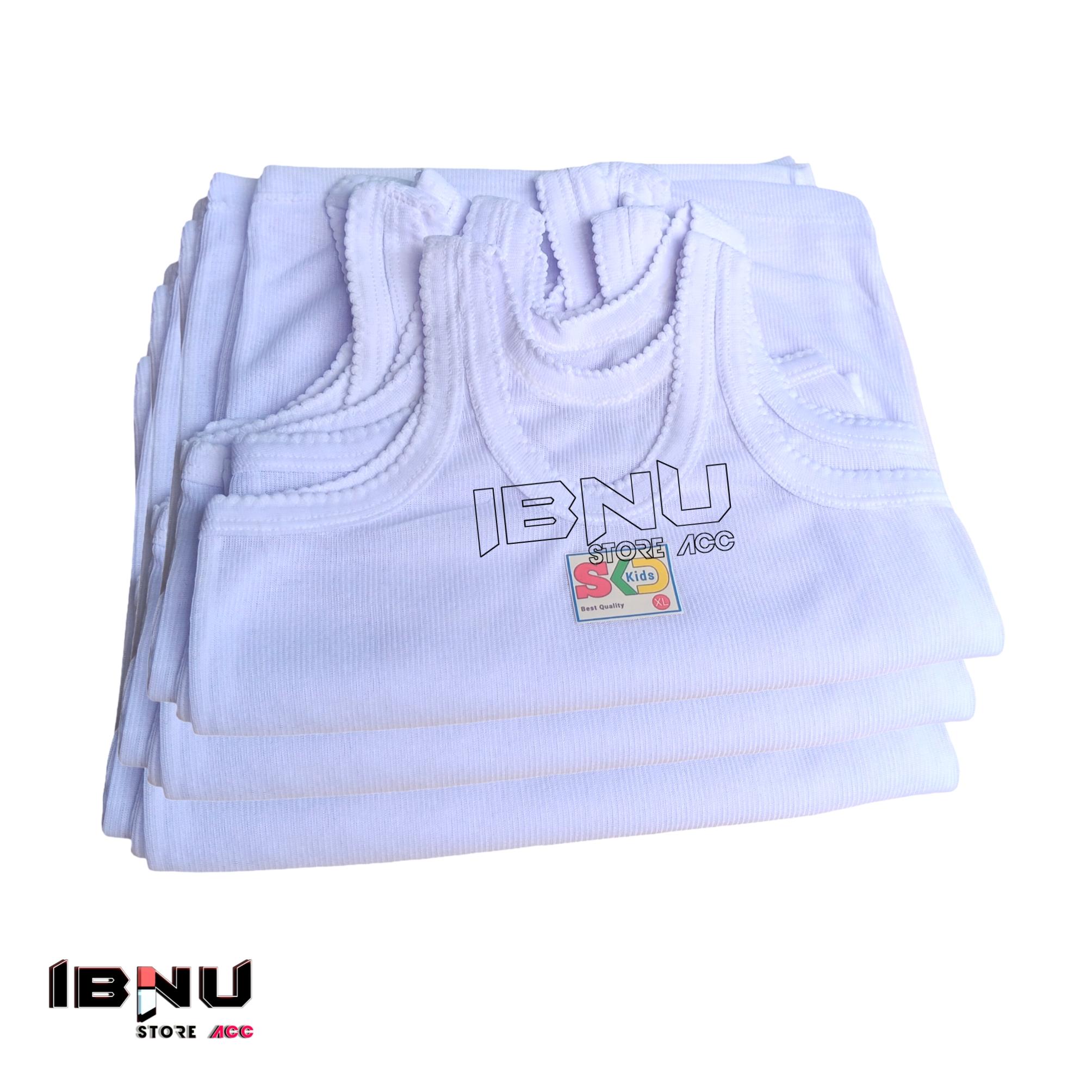 6pcs Kaos Kutang Dalaman Anak Umur 1-13 Tahun Putih Polos untuk Keseharian Fashion Cantik Bahan Nyaman Singlet Bayi 6pcs Kaos Kutang Dalaman Anak Umur 1-13 Tahun Putih Polos untuk Keseharian Fashion Cantik Bahan Nyaman Singlet Bayi