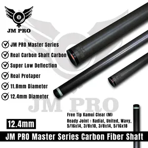 JM PRO Shaft Carbon Master Series Low Deflection Feeling Padat Joint Uniloc Radial Wavy United