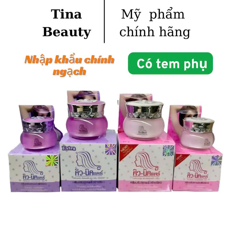 Kem Nách Qnic Tím Extra Hồng Mẫu Mới Thái Lan Cải Thiện Thâm Sạm Mùi Cơ Thể
