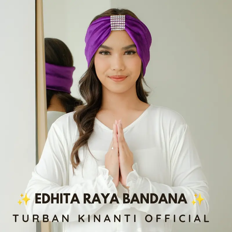 Bandana Series - Edhita Bandana Raya Beludru Premium 5