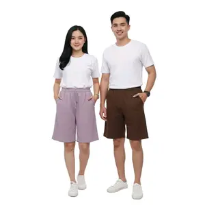 Celana pendek jumbo wanita pria unisex terbaru bahan babyworm Shorts Dewasa