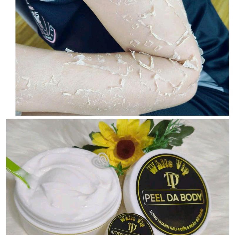 Kem body bong da .Dt _white .loại bỏ da chết.kem lạnh sữa chua .89k