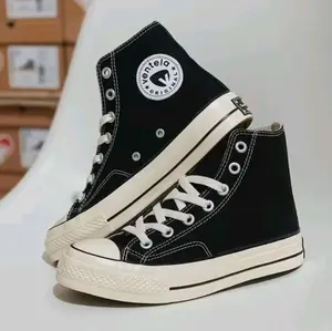 SEPATU VENTELA BTS HIGH WHITE IN BLACK SEPATU BTS PRIA WANITA SEKOLAH CAMPUSS Sneakers Shoes Hitam Putih Casual Kasual cowok