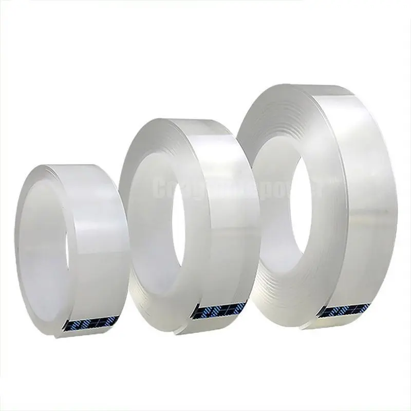 Selotip Magic Tape Transparan Bisa Dicuci Double Tape Bening 3