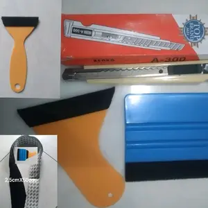 stiker/skotlet alat bantu pasang skotlet kaca film sunblas U sedang