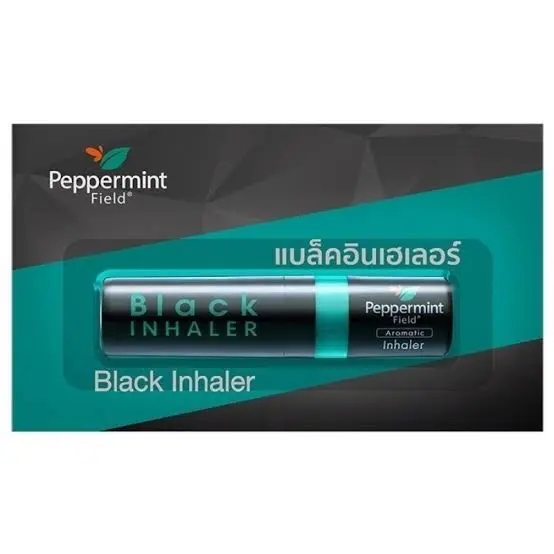 Black Inhaler Peppermint Original Thailand - Penyegar Inhaler 0