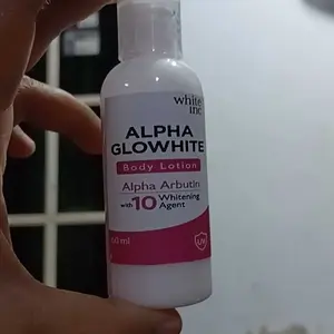White Inc Alpha Glowhite Body Lotion 100ml - Krim Pemutih Tubuh dengan 10 Agent Pemutih untuk Kulit Lebih Cerah