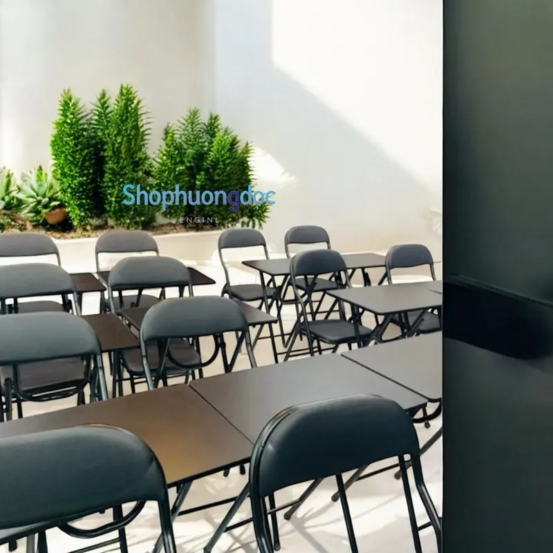 Bộ bàn ghế siêu đẹp kích thước 40/60 cao 73cm 5
