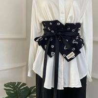 Gambar Delova Wardrobe - OBI BELT Motif Premium Jumputan [JUMBO] [BB<90] - Obi Premium Black dari Delova Wardrobe Kab. Bantul 4 Tokopedia