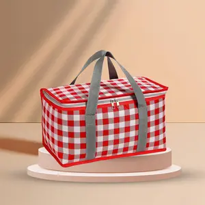 Tas Piknik Lipat Waterproof Lapis Aluminium Foil Lunch Bag Outdoor Tahan Panas Tas Camping Terbaru BK6029