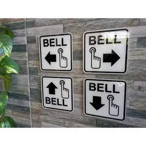 papan nama bell acrylic laser cutting rapi presisi sangat tahan air