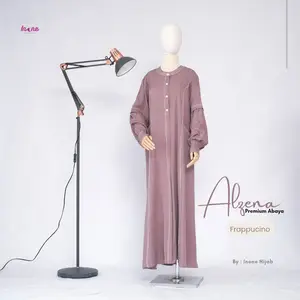 Abaya Alzena By Inone Hijab Abaya Benang Timbul Abaya Adem Bahan Syakila Dress Abaya