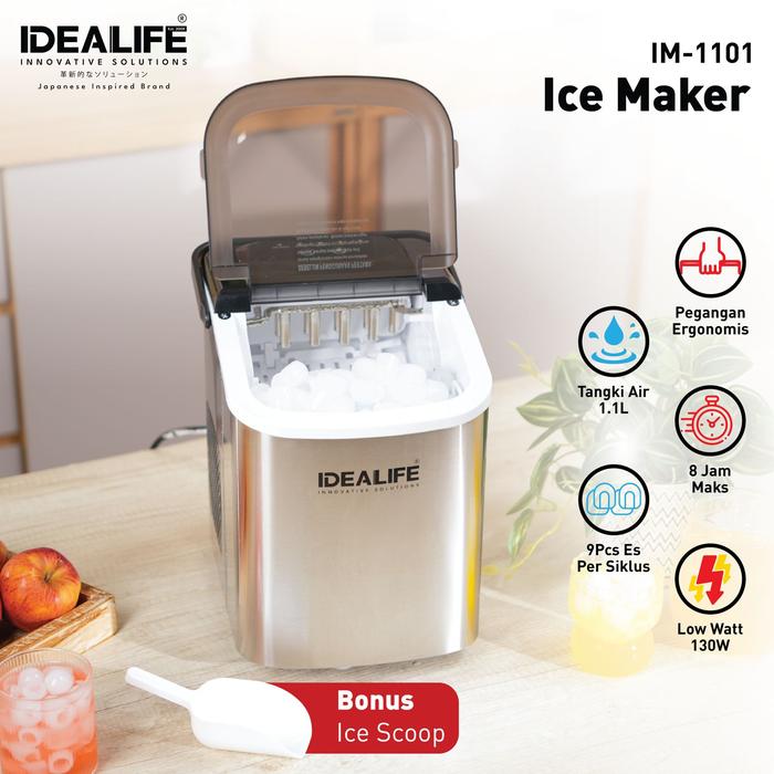 Gambar IDEALIFE - Ice Maker - Pembuat Es Batu (IL-121) dari IDEALIFE ONLINE STORE Kota Administrasi Jakarta Utara Tokopedia