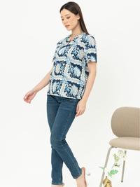 Gambar *Ready Stok* SISTER'S - Atasan Katun Y8582 (ZE) - Biru Muda, M dari Sisters Fashion Group Kota Administrasi Jakarta Utara 5 Tokopedia