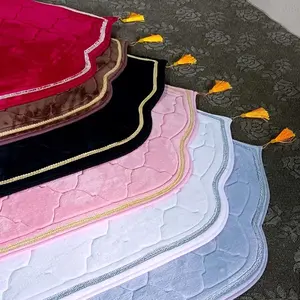 SAJADAH ANTI SLIP MODELAN KUBAH POLOS KERUCUT UKURAN DEWASA 70 X 110 CM YANG NYAMAN DIPAKAI ANTI SLIP KUALITAS PREMIUM